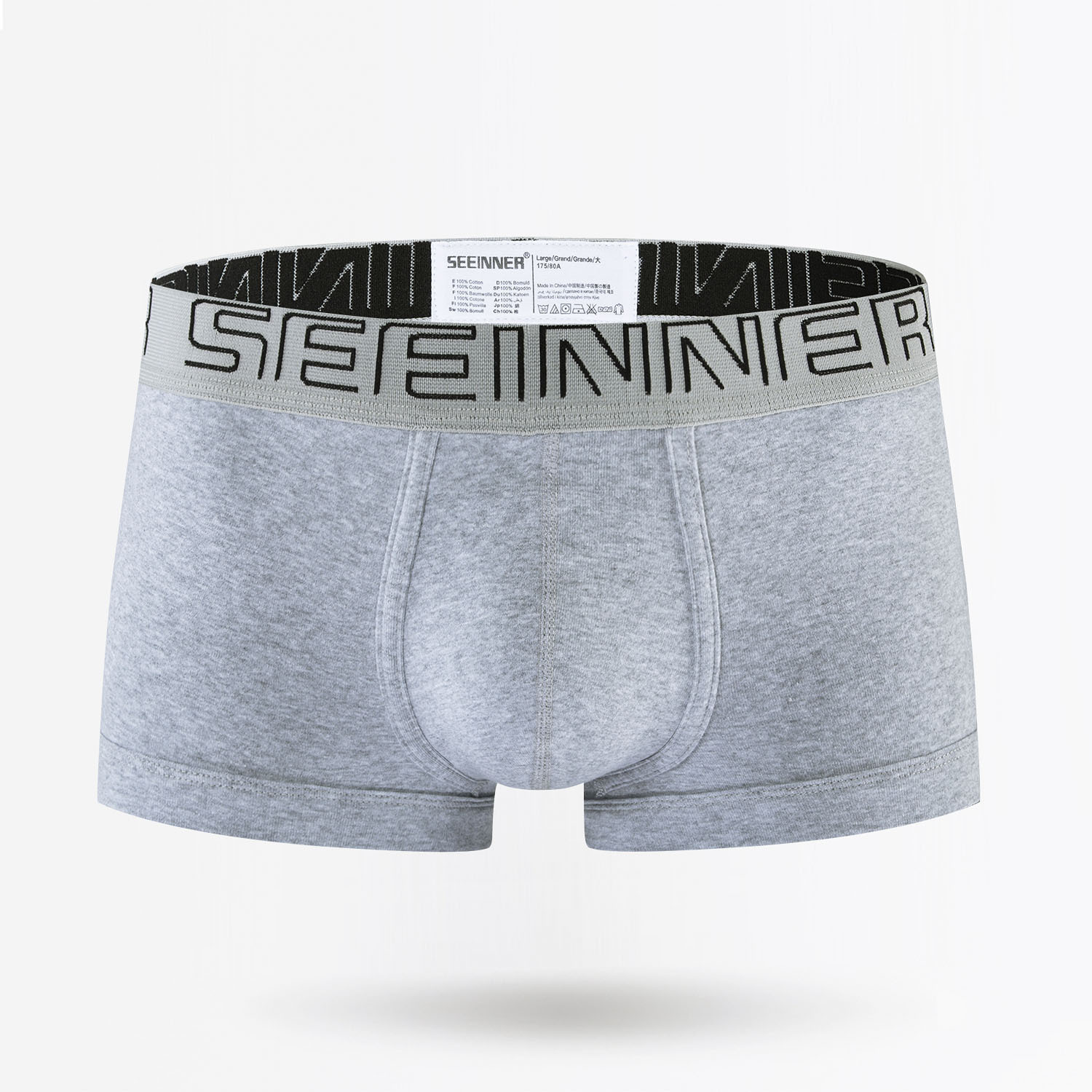 ミッドライズ3D立体成型Uポーチコットンボクサー、吸湿速乾、 - Boxer Brief Pack Cotton のレビューと価格
