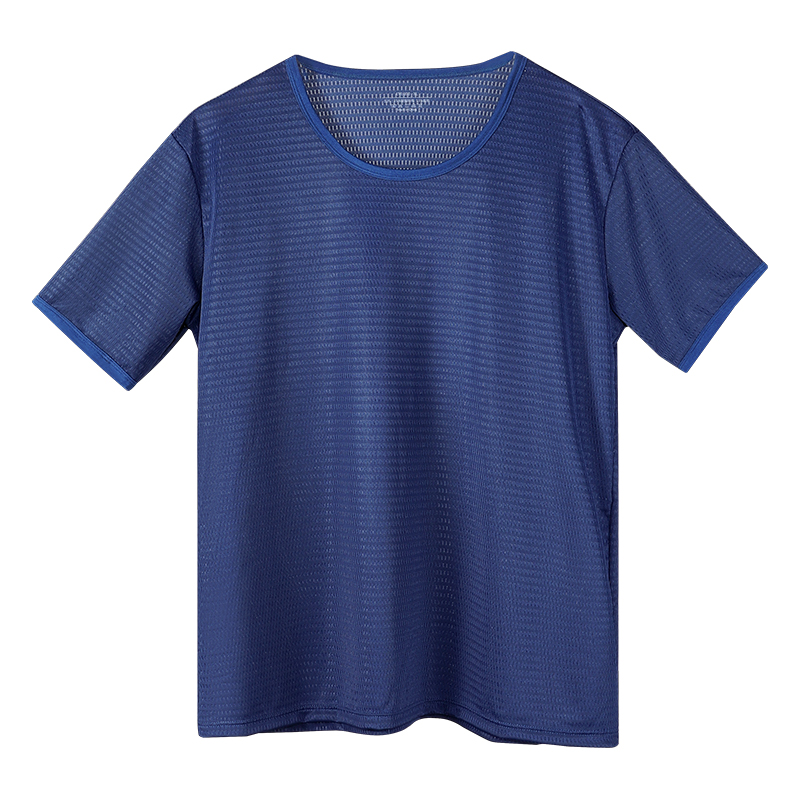 メンズ アイスシルク シームレス Tシャツ、無地のクルーネッ - Undershirt Crew Neck のレビューと価格