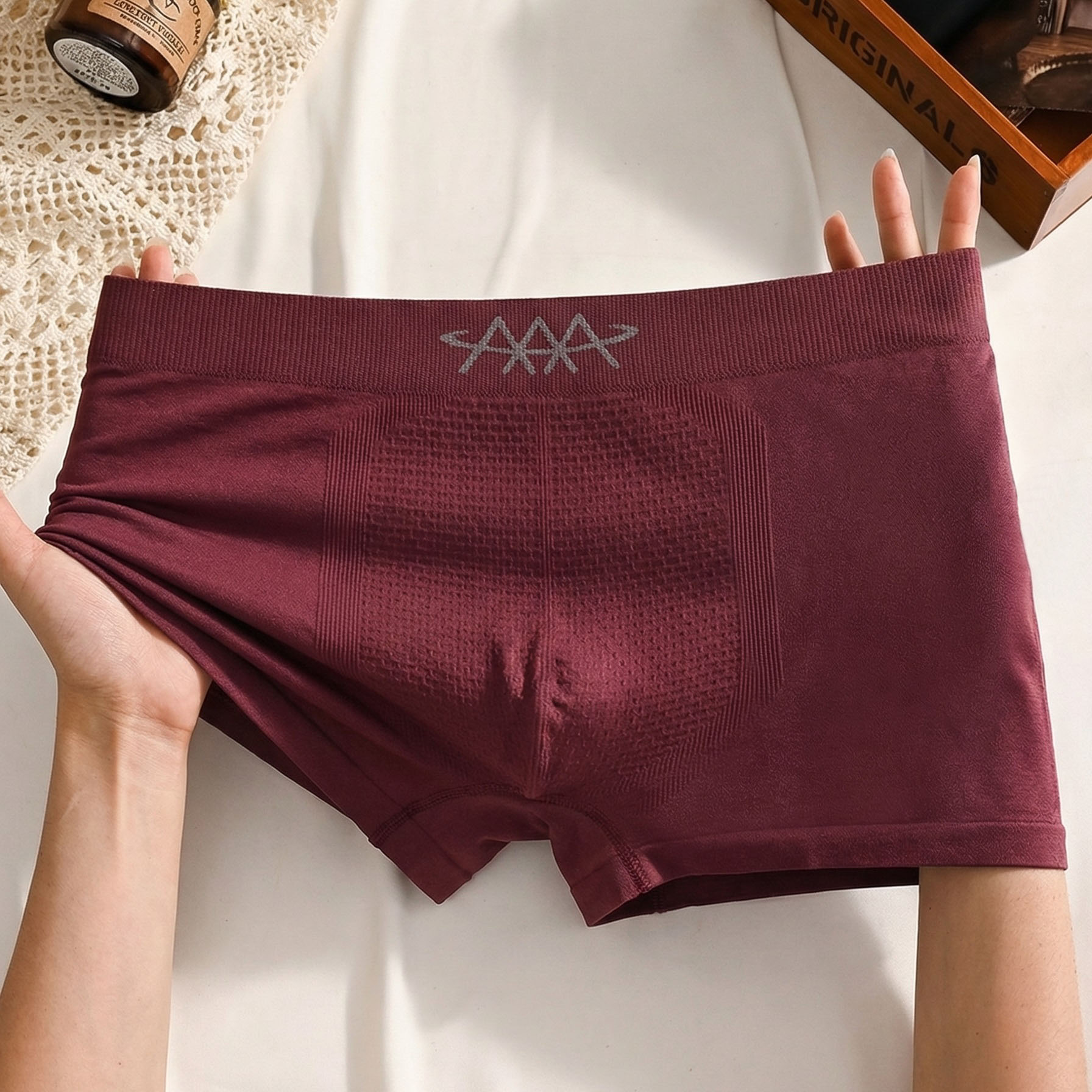 1枚入り、伸縮性のあるメンズボクサーパンツ、シームレス、ソフ - Boxer Shorts Modal のレビューと価格