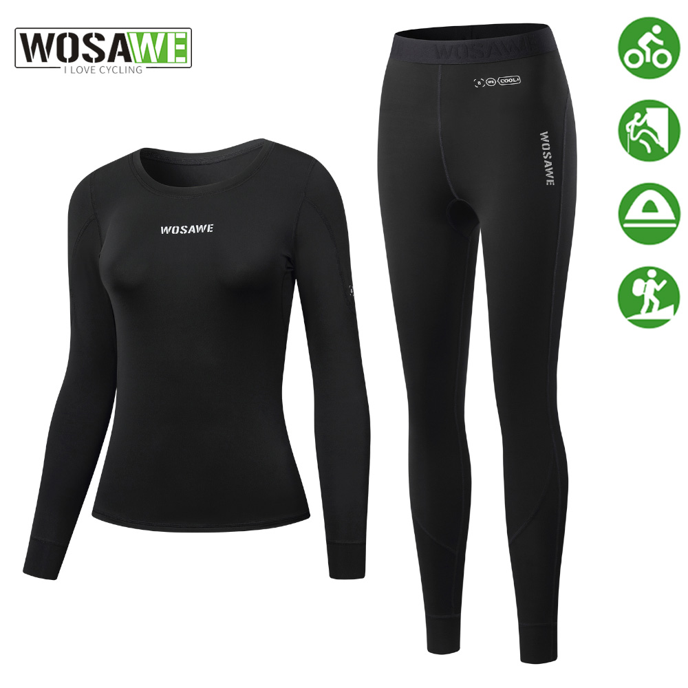 WOSAWE レディース サイクリング用インナー、速乾性ベー - Compression Long Pant のレビューと価格