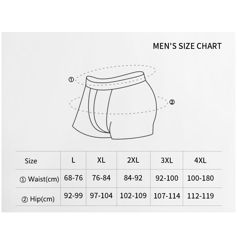 メンズ用下着3枚セット。竹繊維を使用したボクサーパンツ。天然 - Bamboo Fiber Trunk のレビューと価格