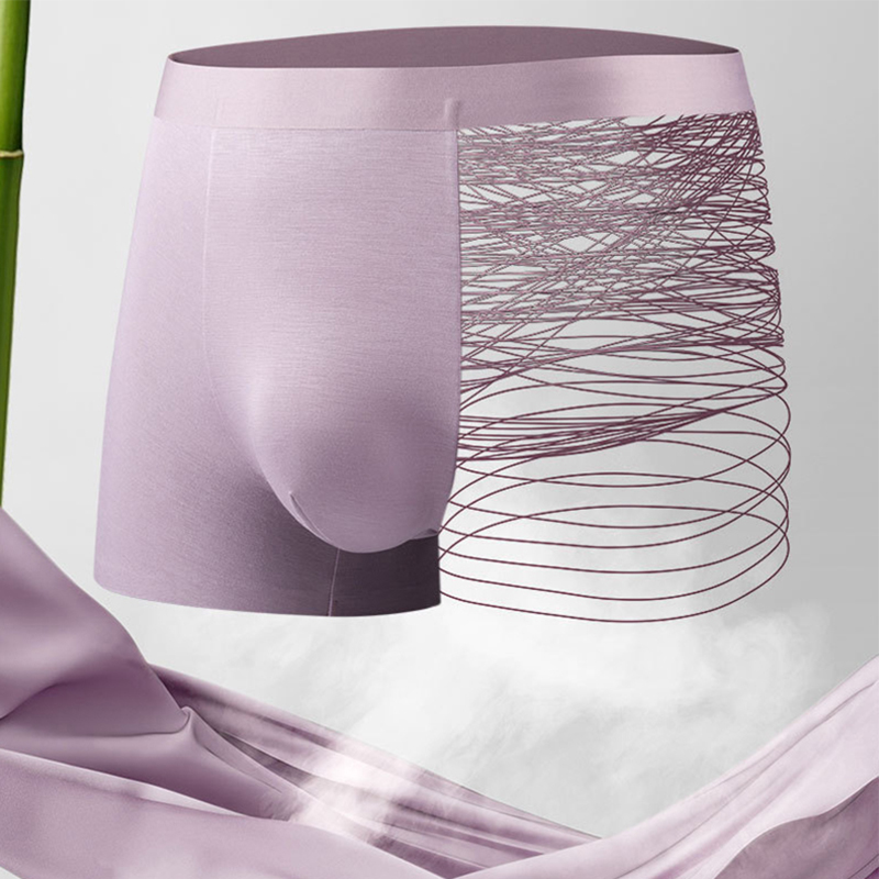 メンズ用下着3枚セット。竹繊維を使用したボクサーパンツ。天然 - Bamboo Fiber Trunk のレビューと価格
